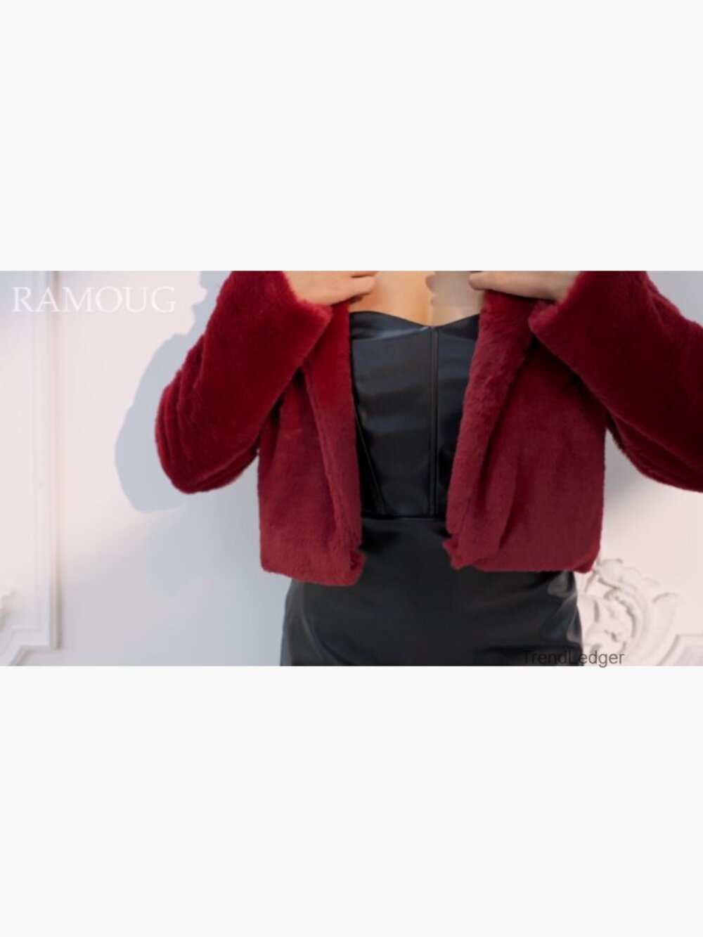 Women's Faux Fur Crop Jacket Open Front Cardigan Shaggy Coat Long Sleeve - Picture 7 of 7